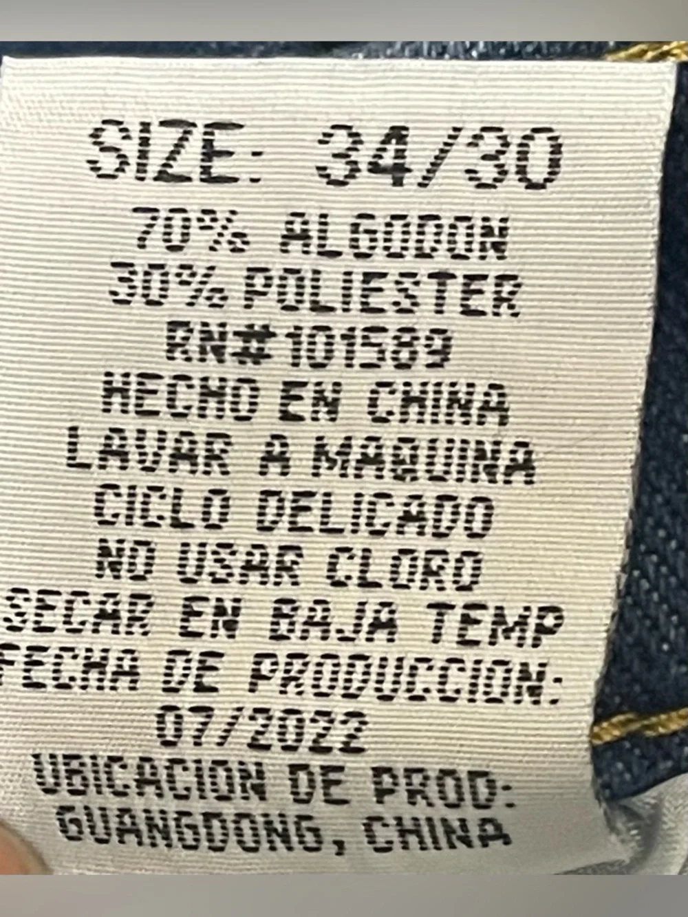 EDDIE DOMANI BLUE CARGO PANTS DENIM MEN FLEECE LINING INSIDE POCKETS SIZE 34X30*